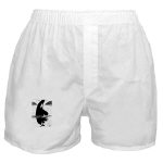 Killer Whale Pen and Ink Boxer Shorts by NANCE